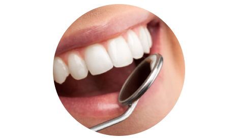 dental hygienist examining patients teeth at the Dental Care Clinic in Notting Hill